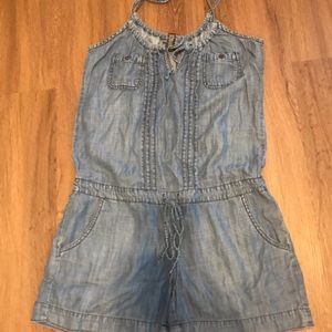 Denim Romper